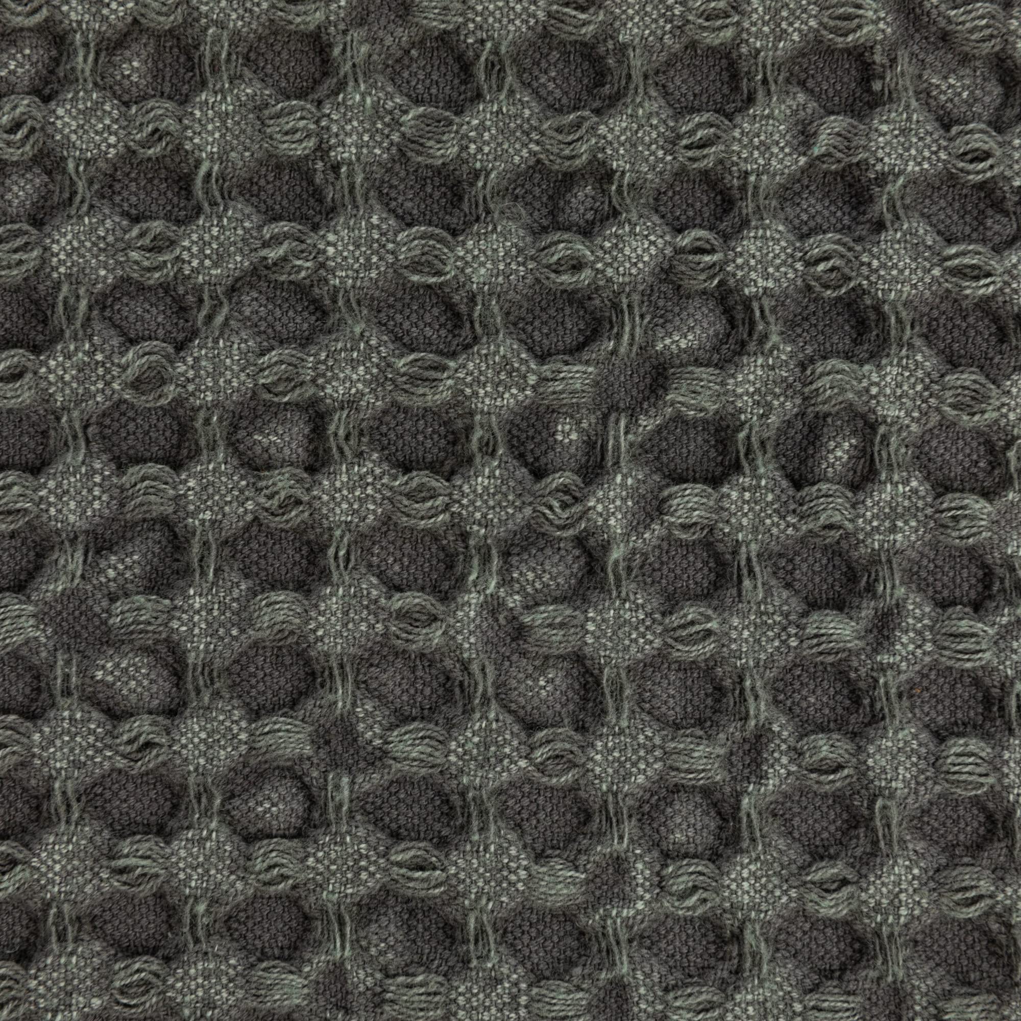 Bloomingville Cotton Waffle Weave Tea Towel, Charcoal - Image 7