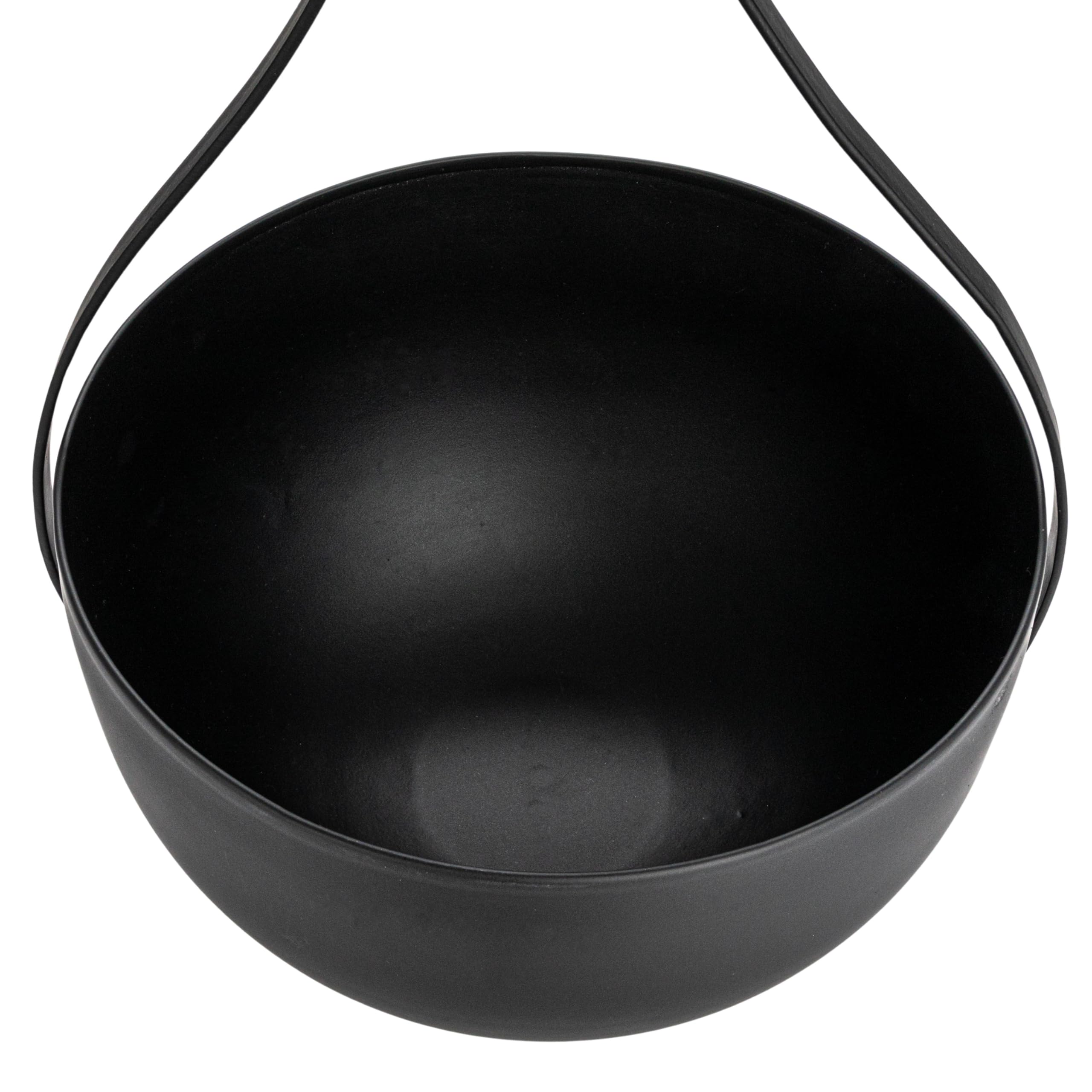 Bloomingville Decorative Hanging Metal Planters, Black, Set of 2 - Image 4